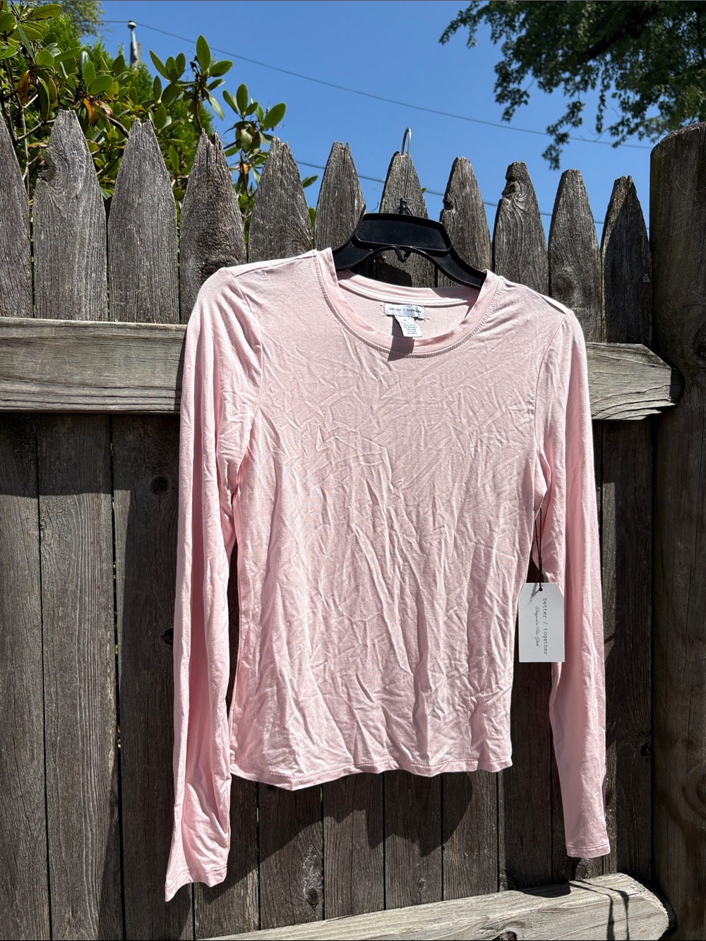 Better Together medium light pink super soft shirt. NWT!!